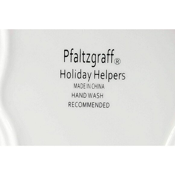 Pfaltzgraff Collectibles Hand Painted 4Pc Holiday Helpers Table Set - Picture 11 of 11